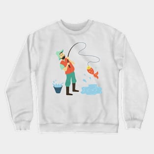 Fishing Shirt for Men Crewneck Sweatshirt